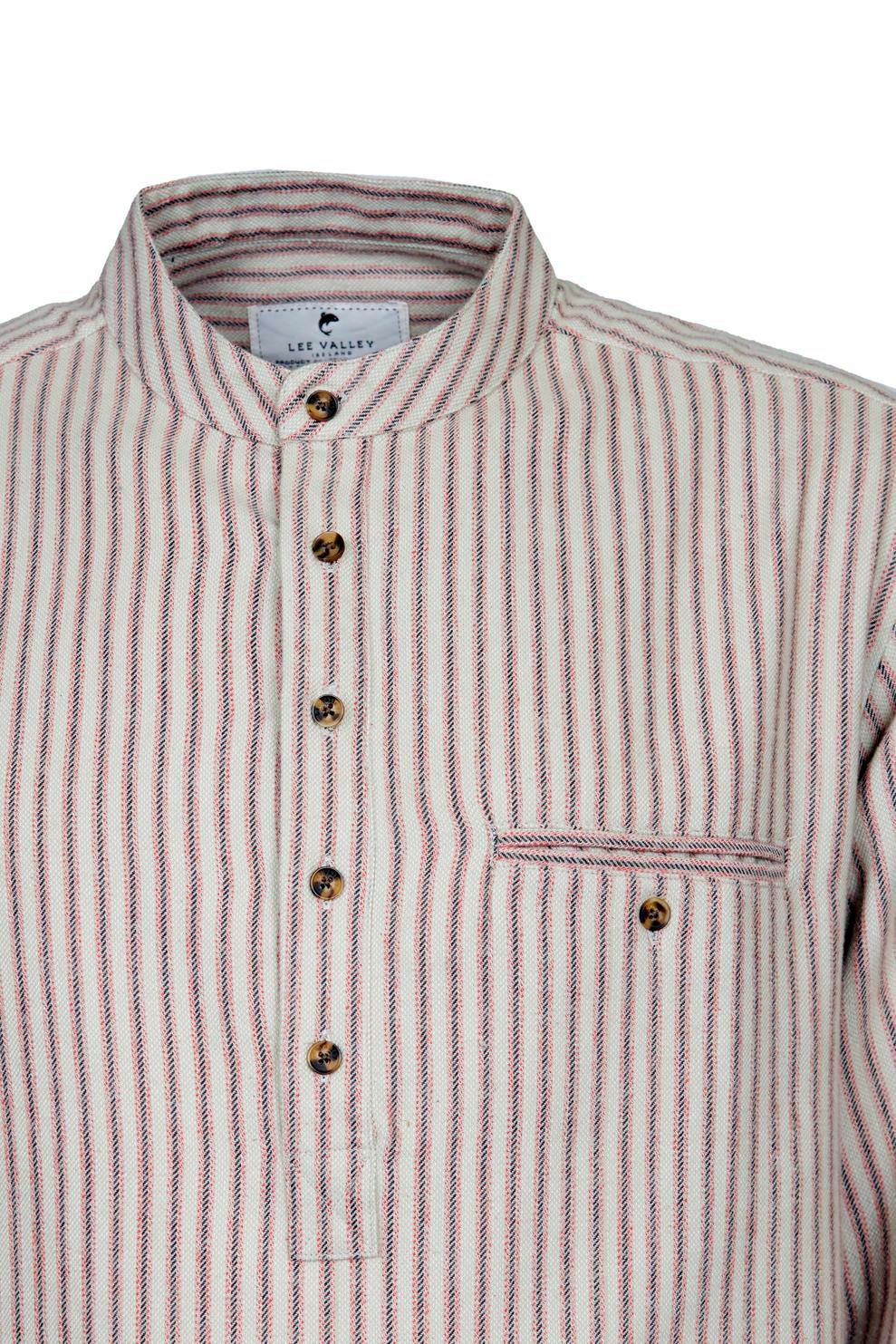 Irisches Stehkragenhemd aus Baumwollflanell von Lee Valley XXL